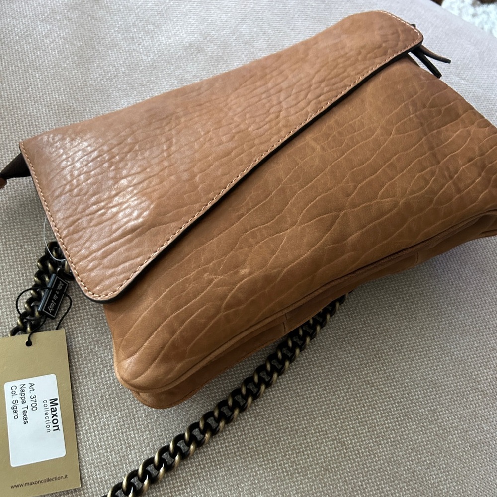 Tan crossbody bag
